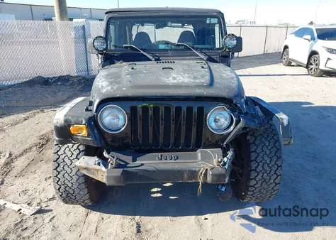 2000 Jeep Wrangler Sahara z USA, uszkodzony, nr VIN 1J4FA59S5YP712574